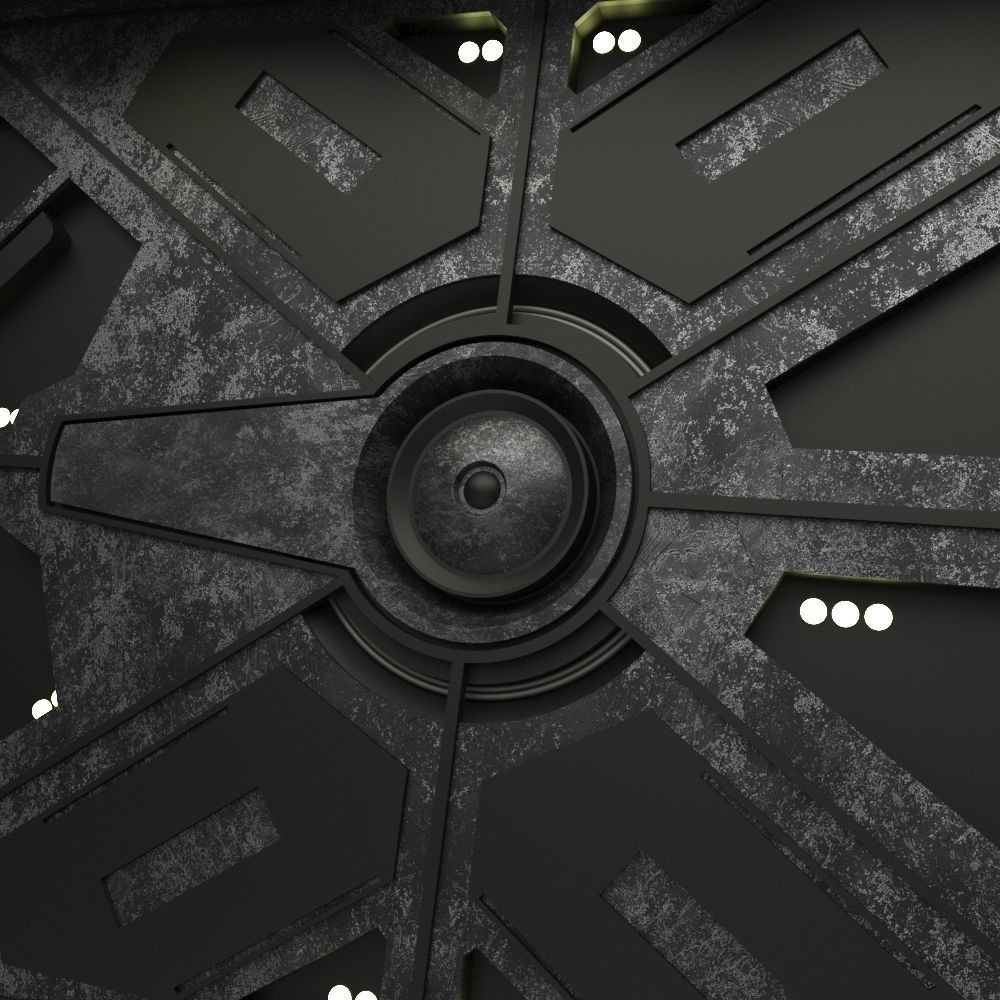 Sci Fi Door 3D model_5