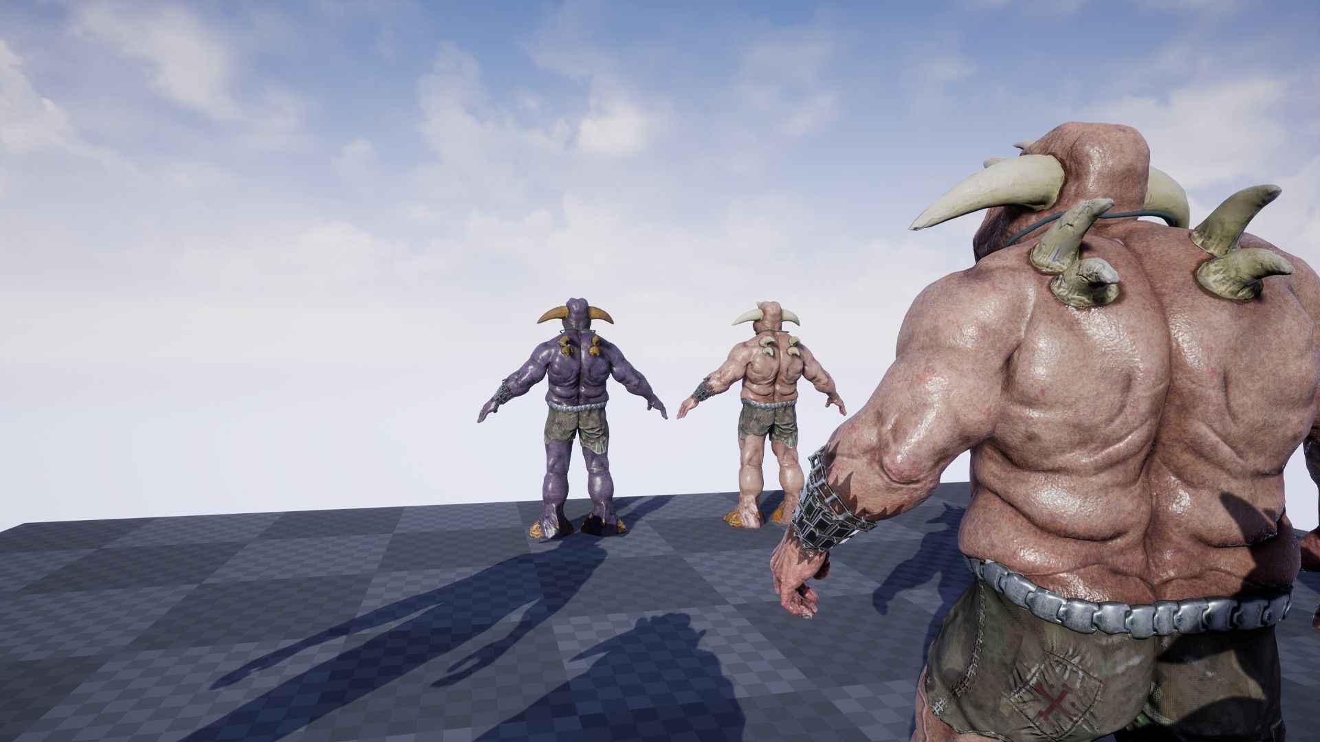 Beast Mutant Low-poly 3D model_7