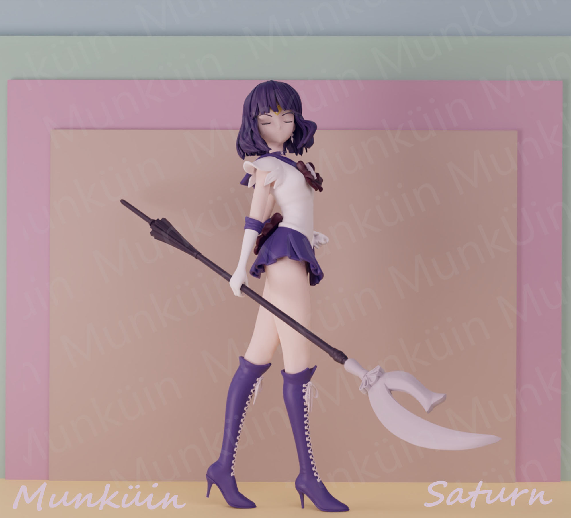 Sailor Saturn - Fan Art 3D print model_4