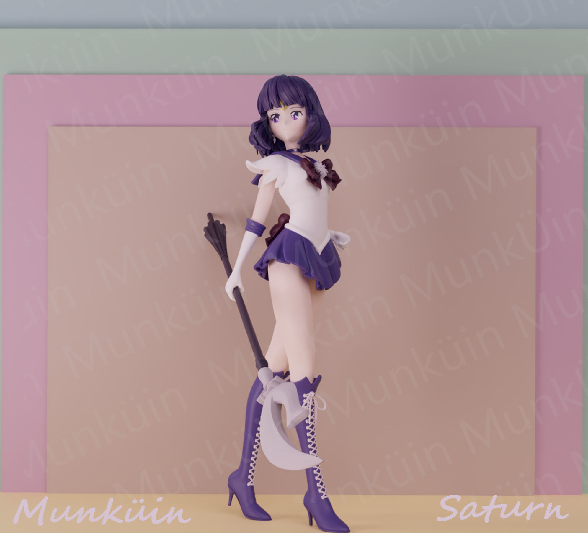 Sailor Saturn - Fan Art 3D print model_2