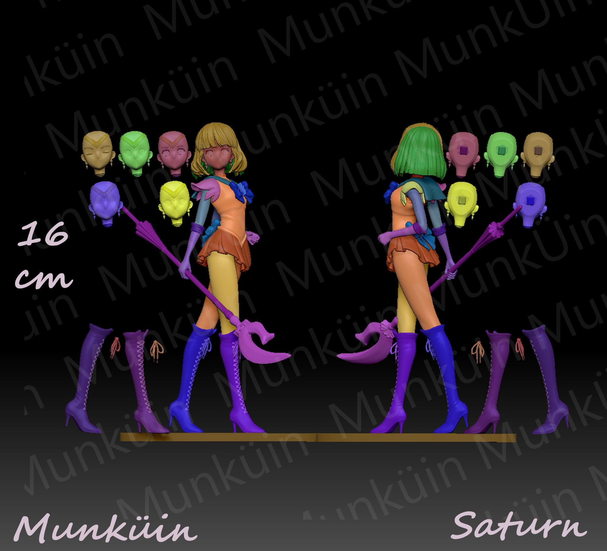 Sailor Saturn - Fan Art 3D print model_10