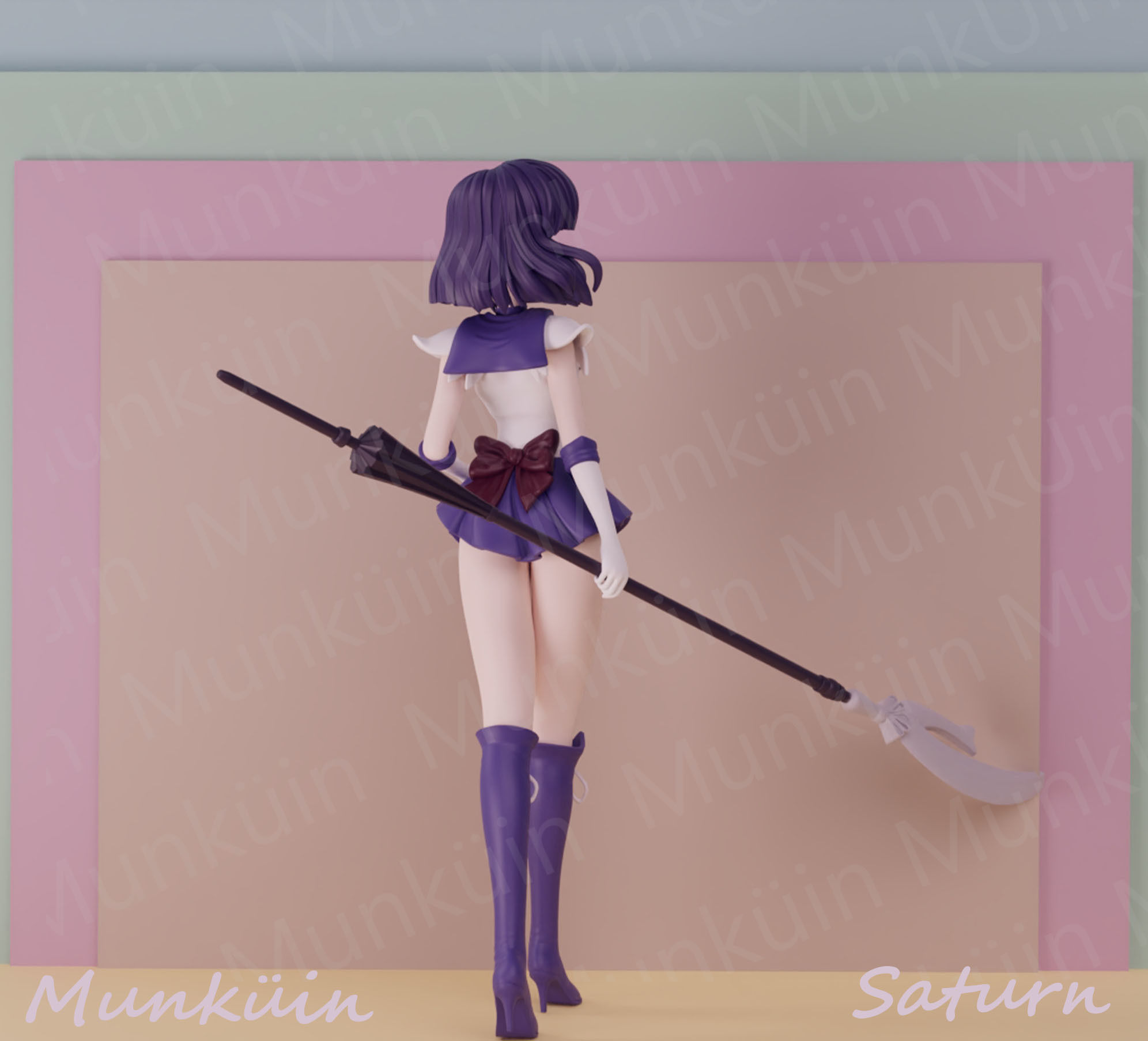 Sailor Saturn - Fan Art 3D print model_11
