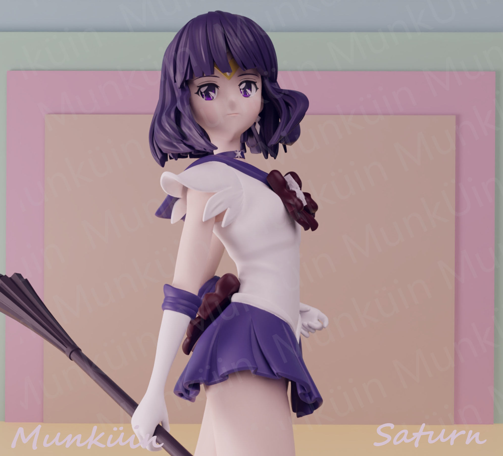Sailor Saturn - Fan Art 3D print model_9