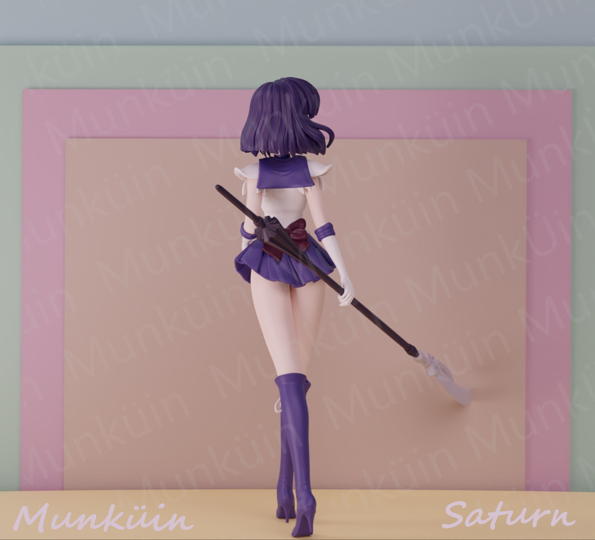 Sailor Saturn - Fan Art 3D print model_12