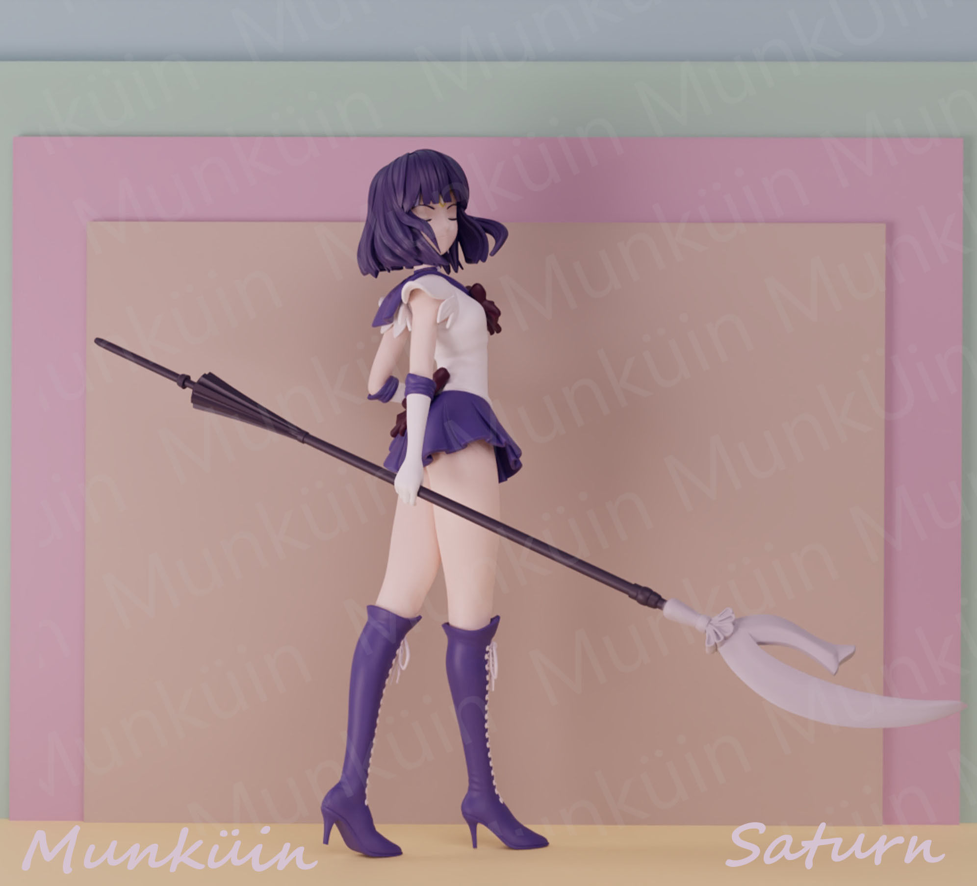 Sailor Saturn - Fan Art 3D print model_6