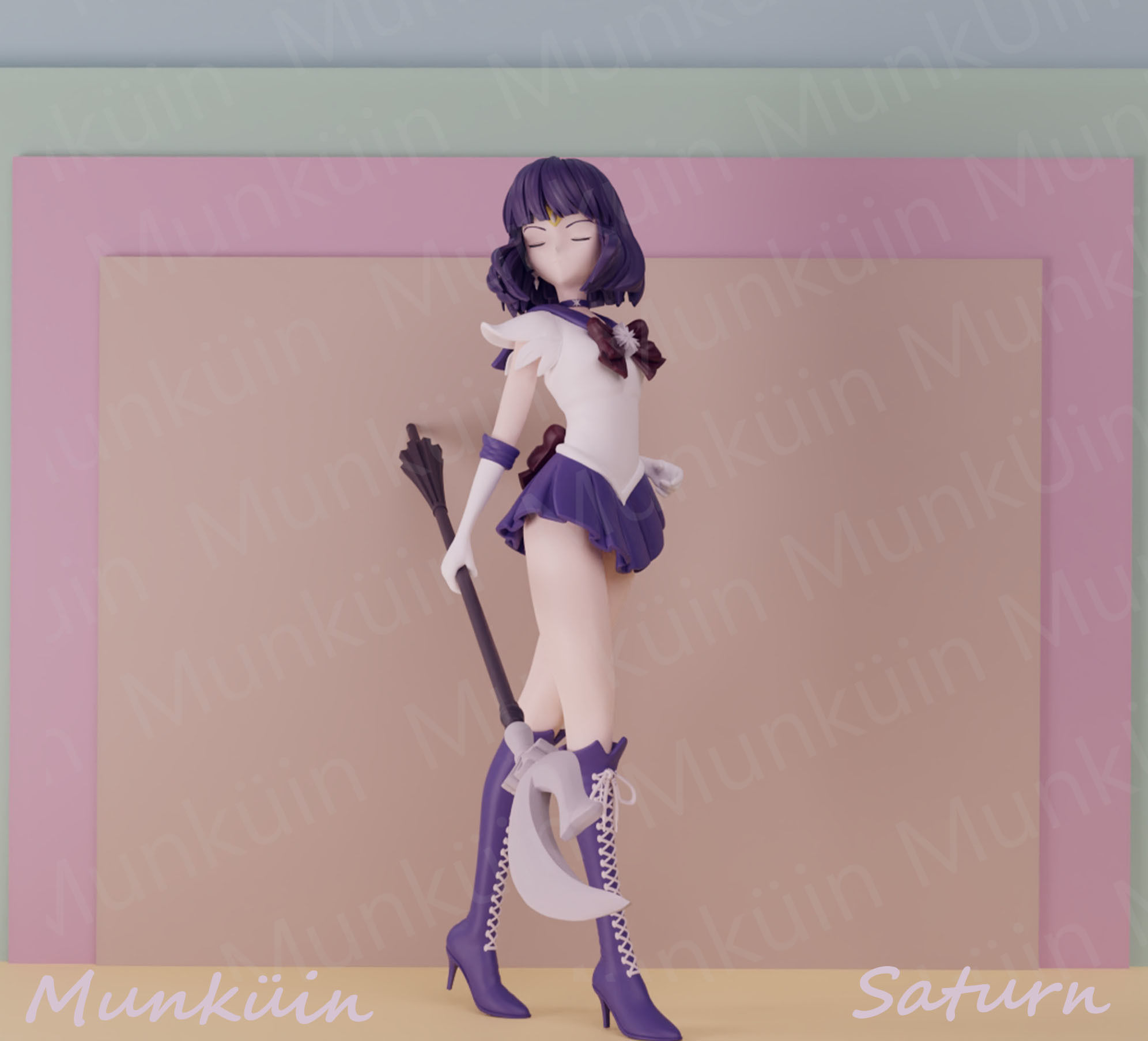 Sailor Saturn - Fan Art 3D print model_5