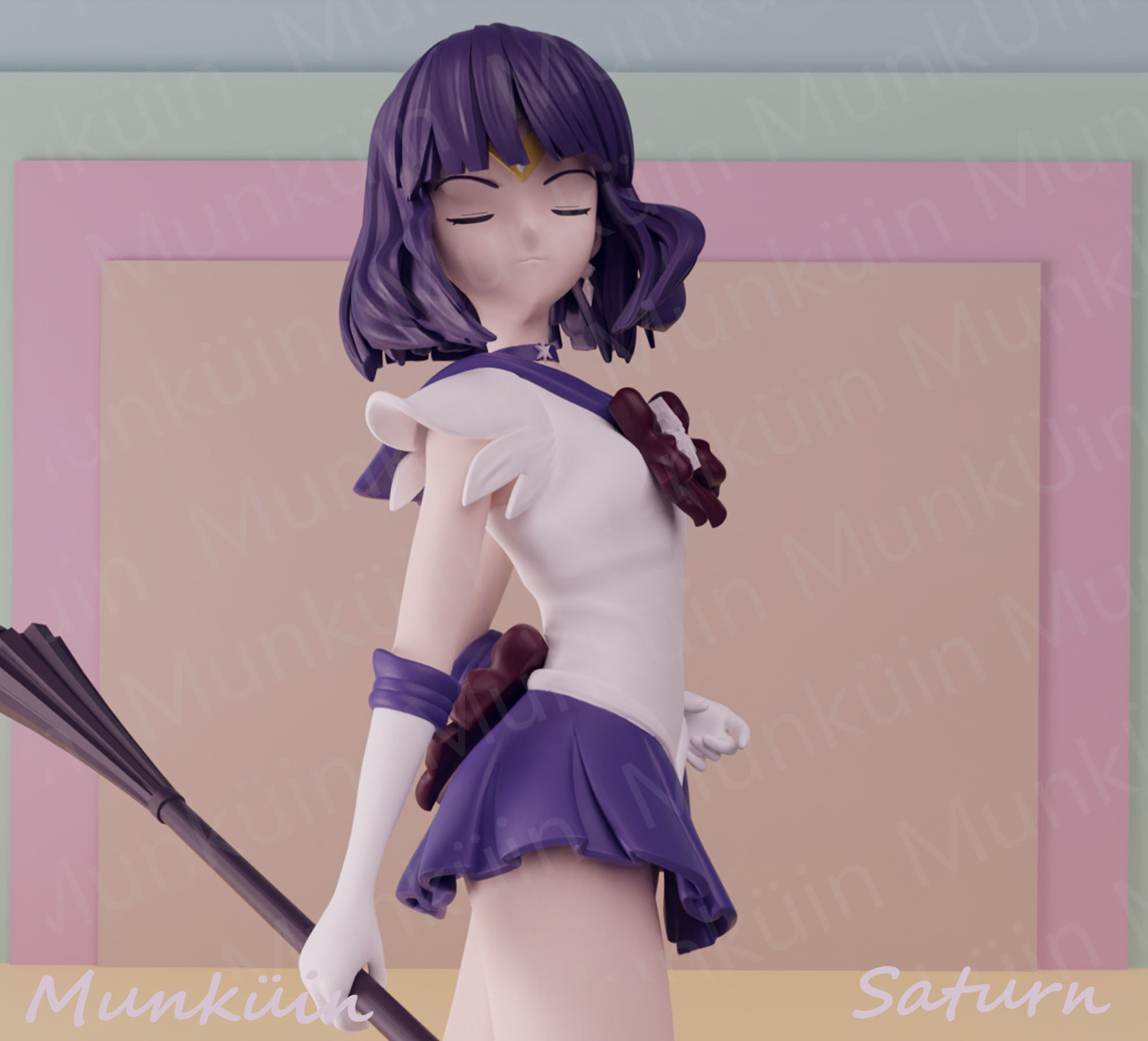 Sailor Saturn - Fan Art 3D print model_8