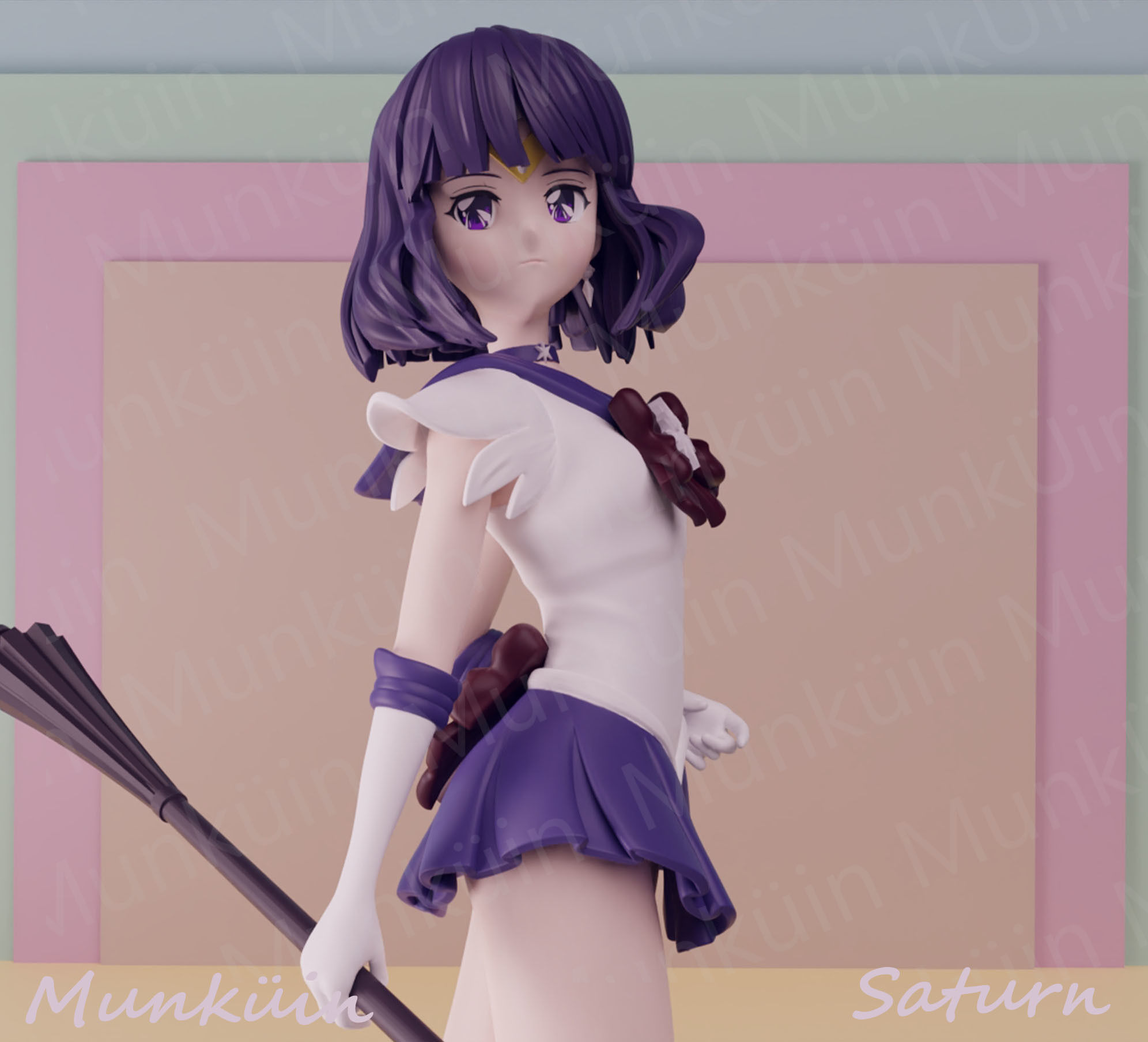 Sailor Saturn - Fan Art 3D print model_7