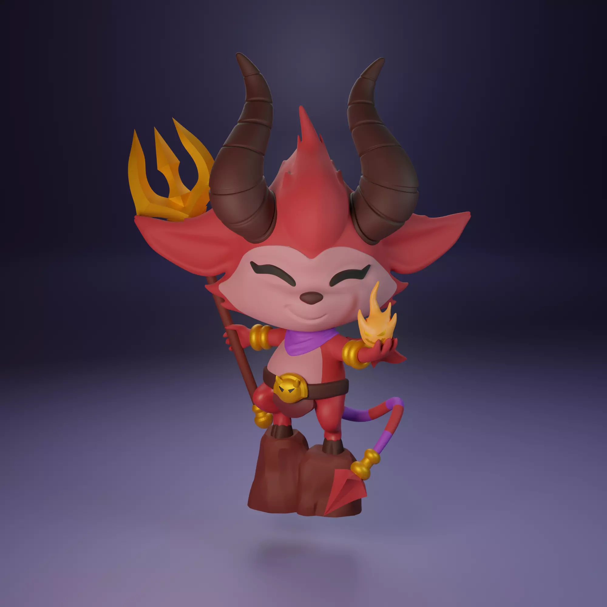 Little Devil Teemo 3D print model