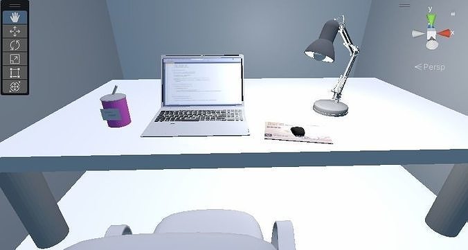 3D Desk free 3D model | CGTrader