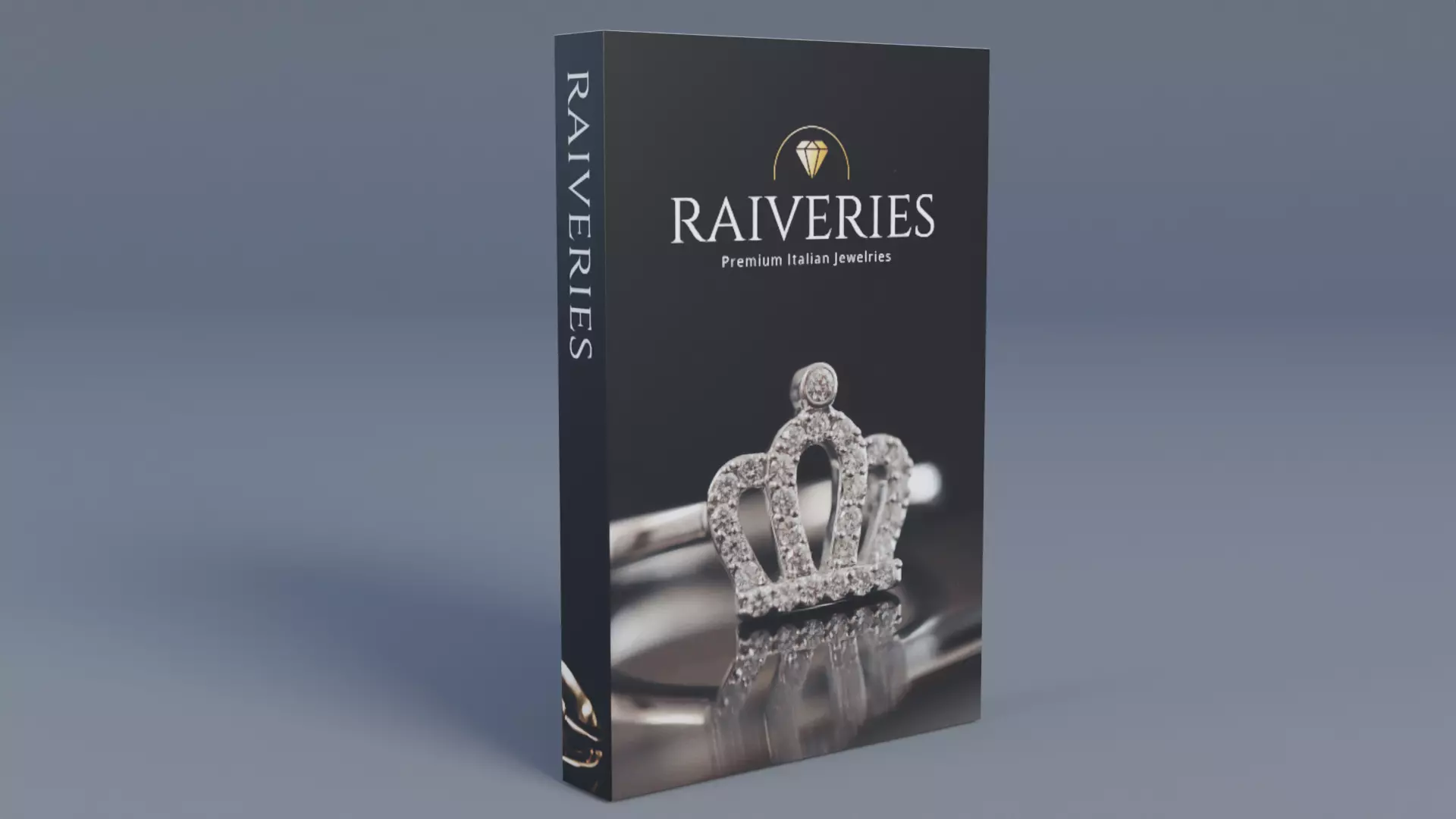 Book low poly Low-poly 3D model_0