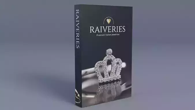 Book low poly Low-poly 3D model