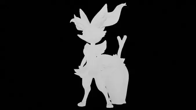 Braixen VOXEL for 3d printing 3D print model