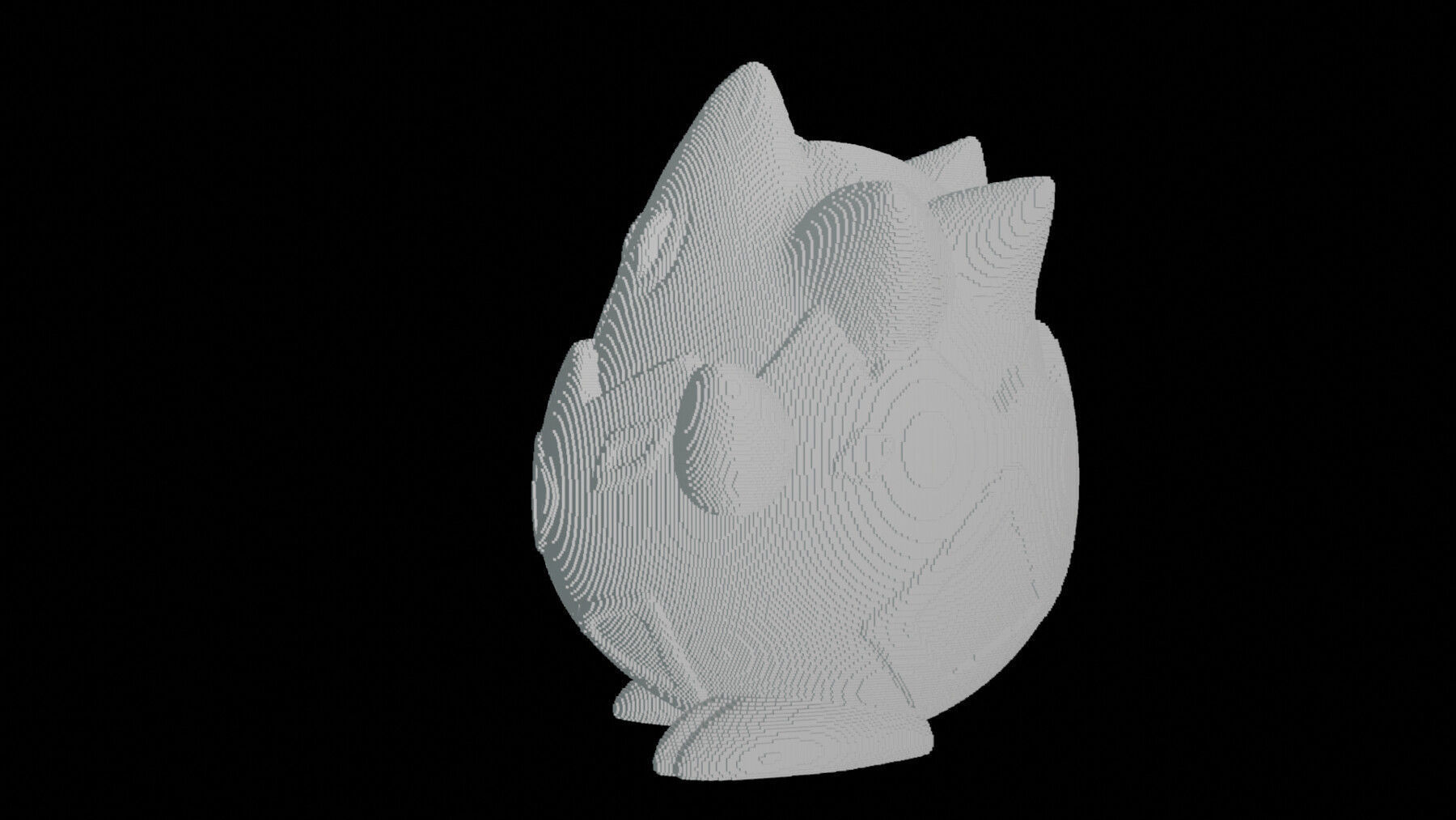 Togepi VOXEL for 3d printing 3D print model_2