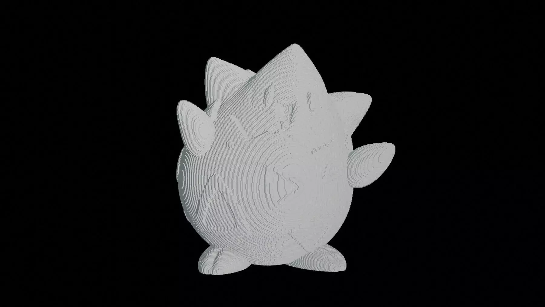 Togepi VOXEL for 3d printing 3D print model_0