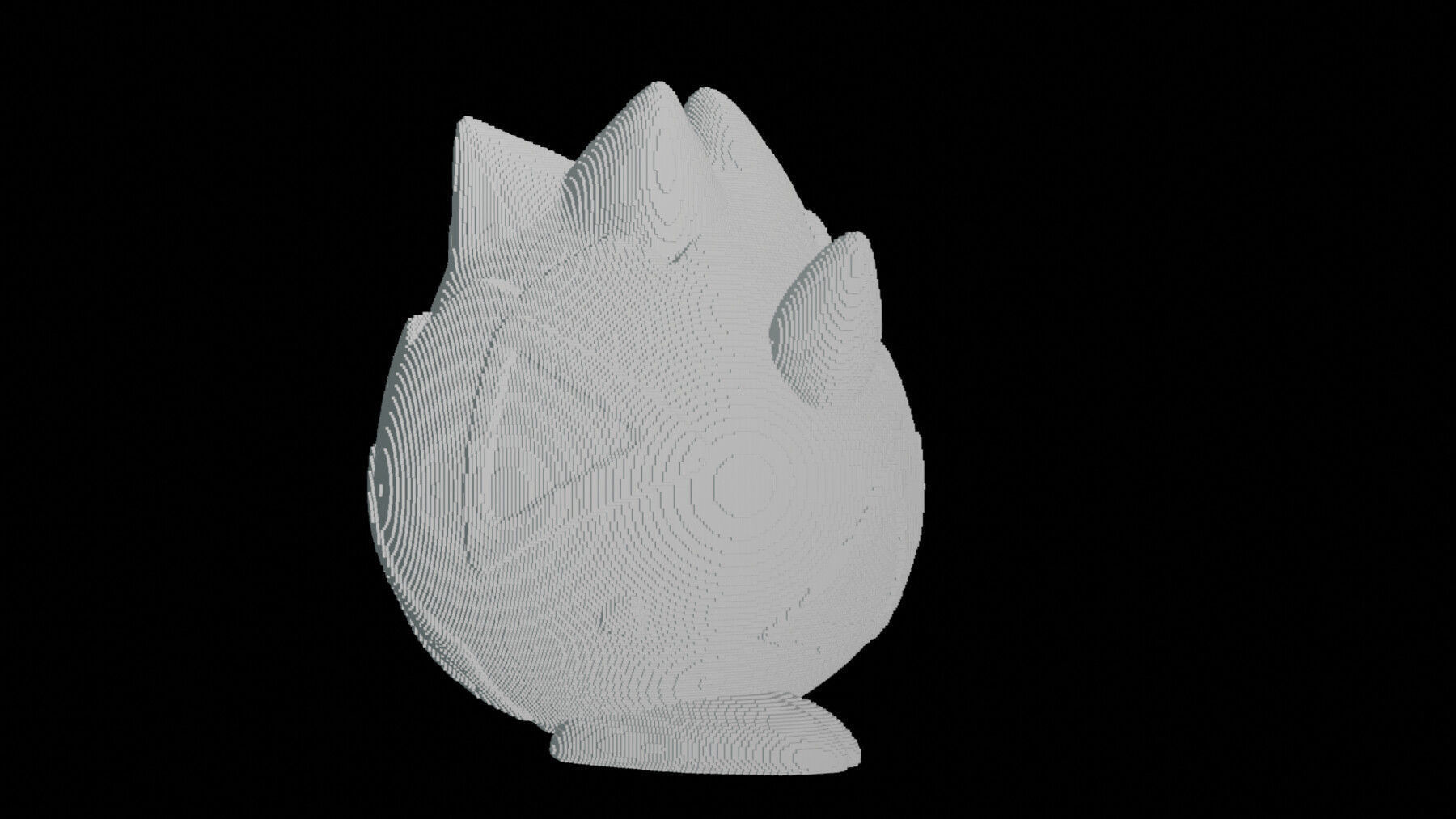 Togepi VOXEL for 3d printing 3D print model_3