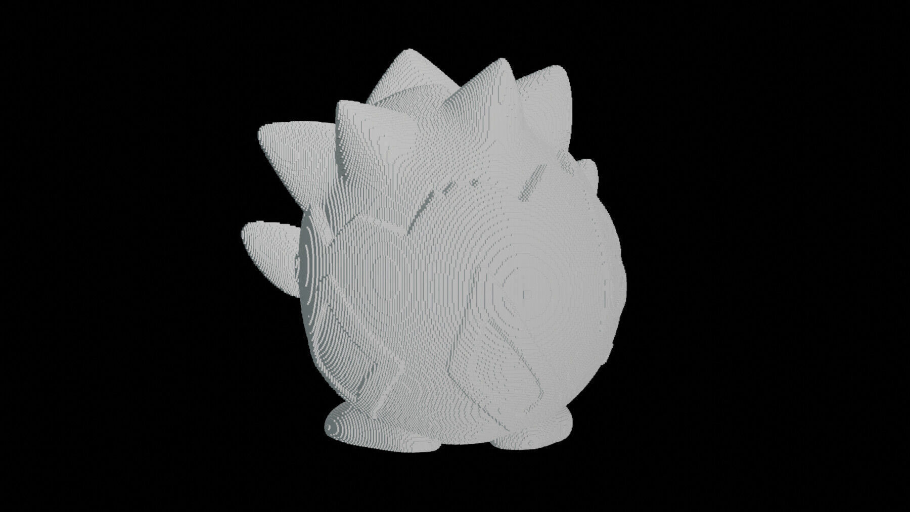 Togepi VOXEL for 3d printing 3D print model_1