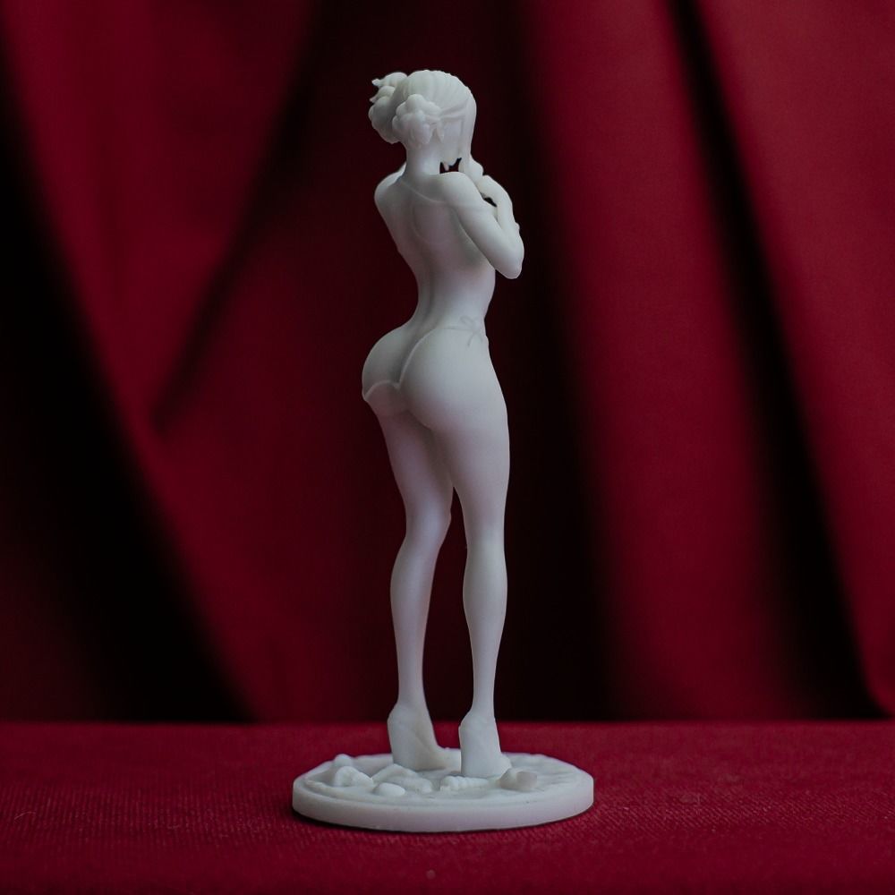 3D Print model - Girl on the beach - c 3D print model_3