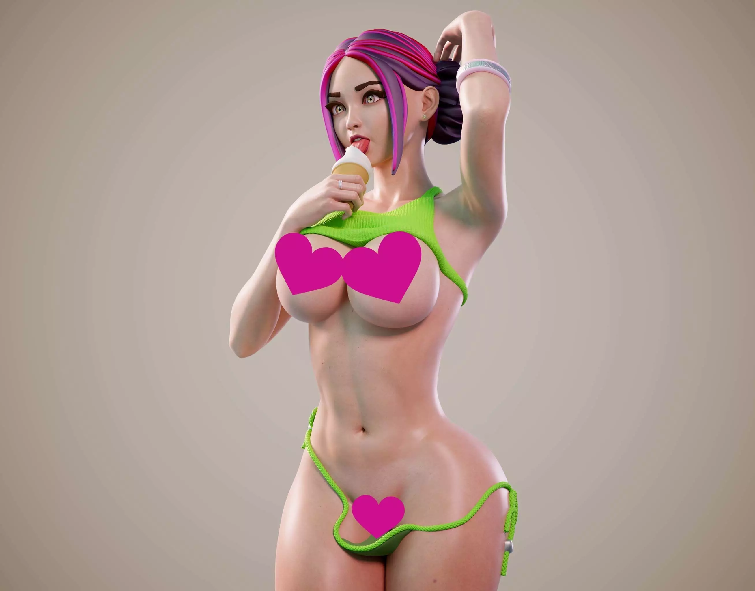 3D Print model - Girl on the beach - c 3D print model_0