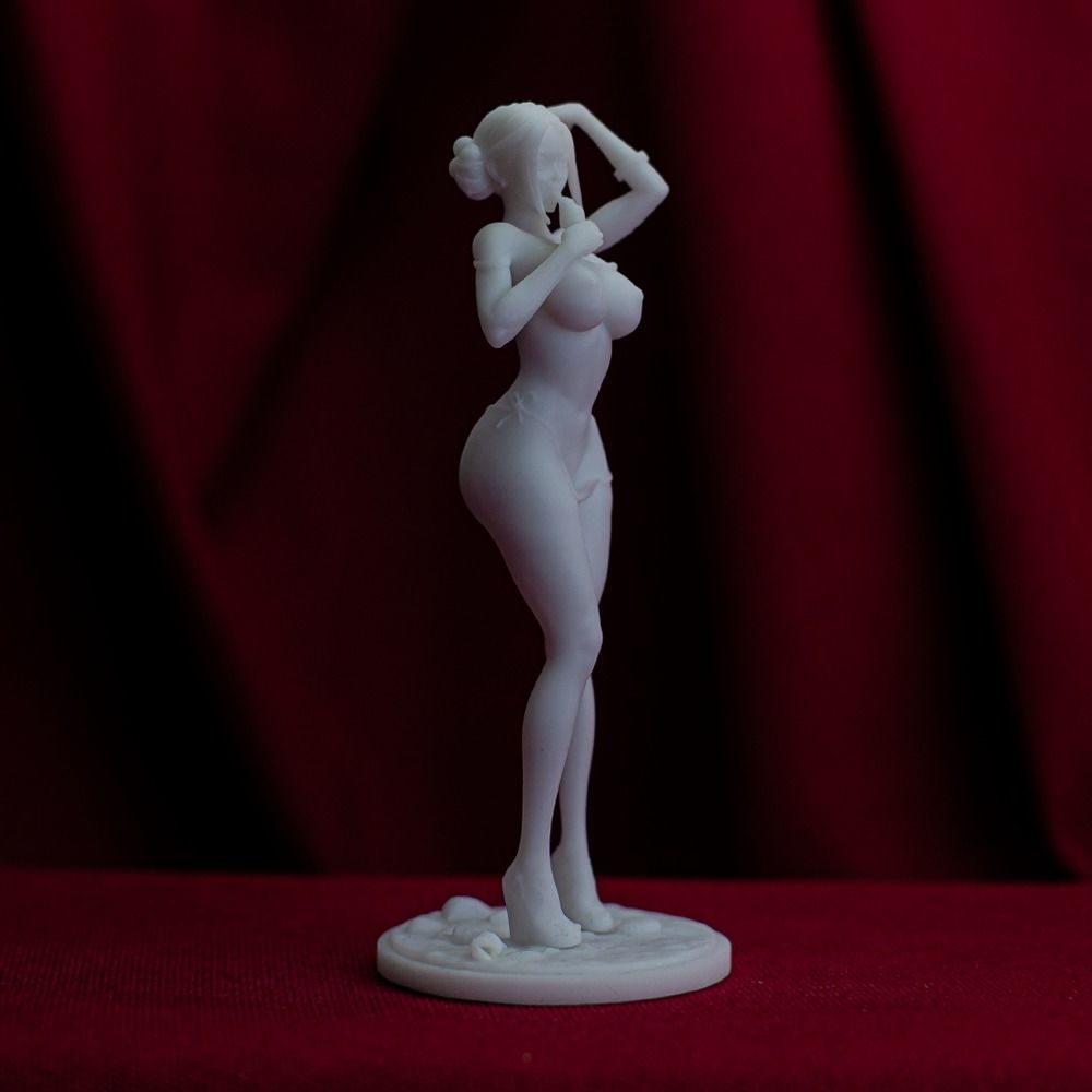 3D Print model - Girl on the beach - c 3D print model_2
