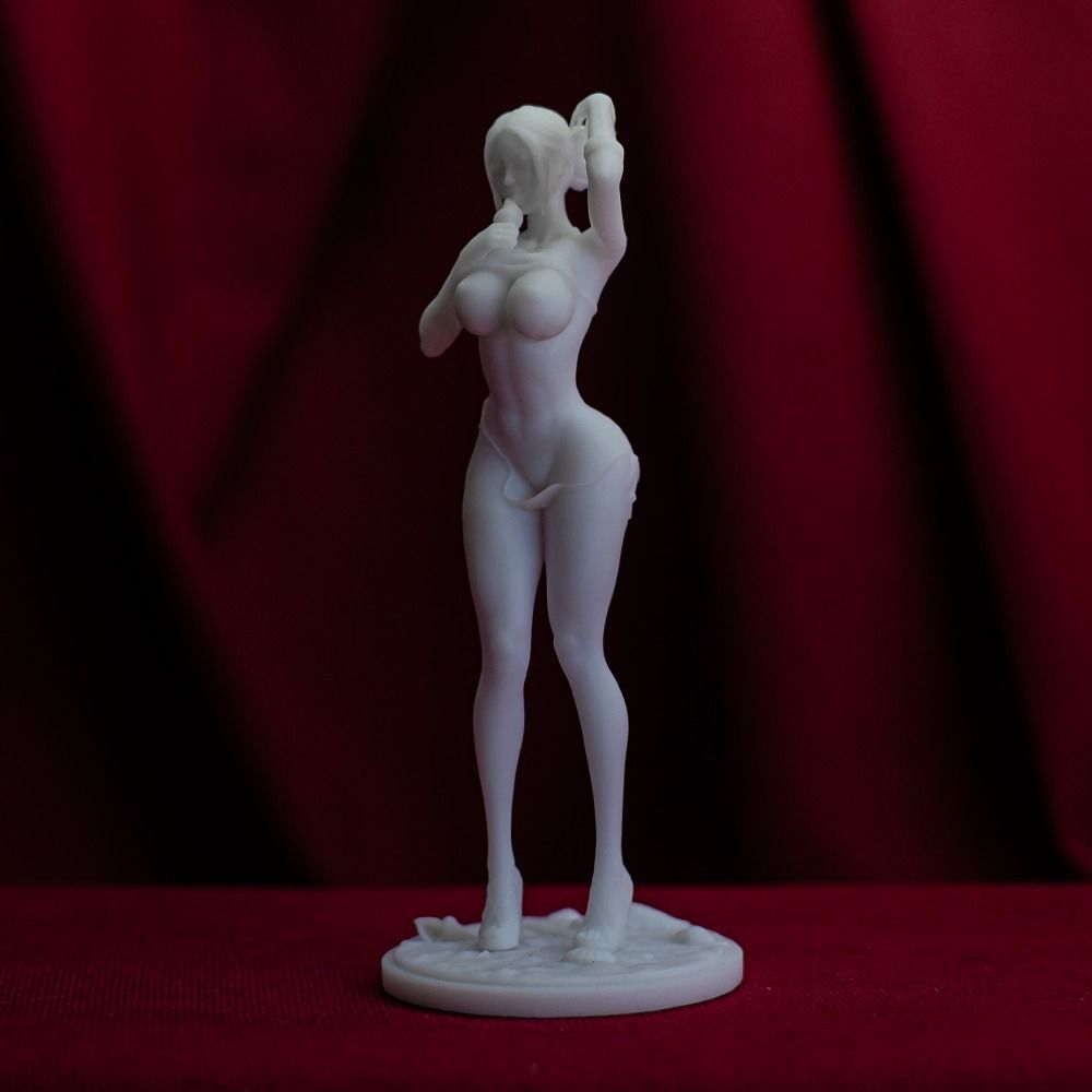 3D Print model - Girl on the beach - c 3D print model_1