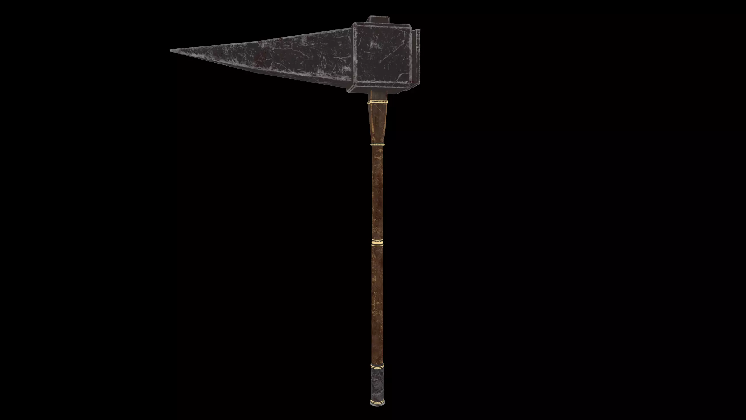 Fantasy Old Hammer Low-poly 3D model