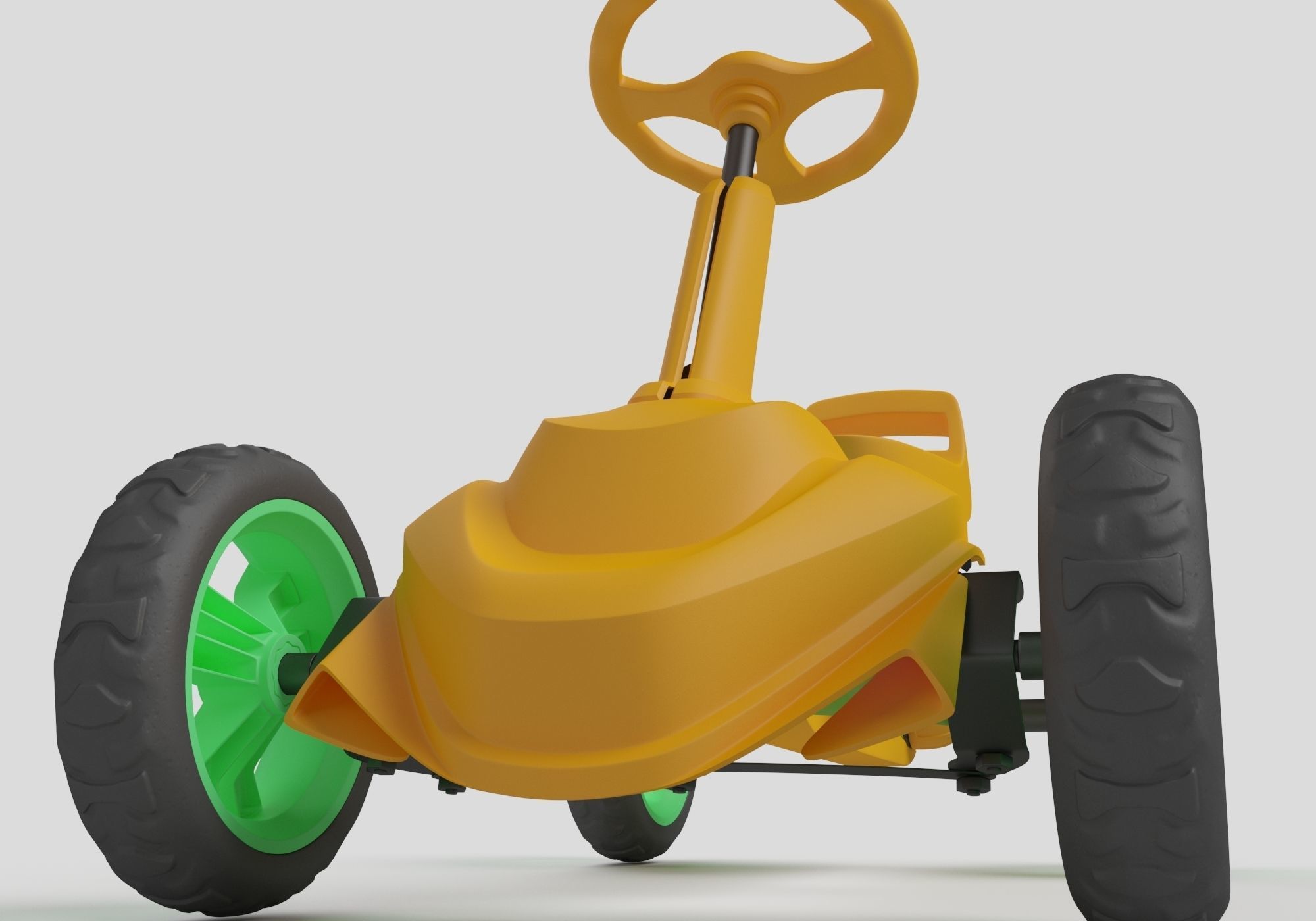 pedal kart design 3D model_9