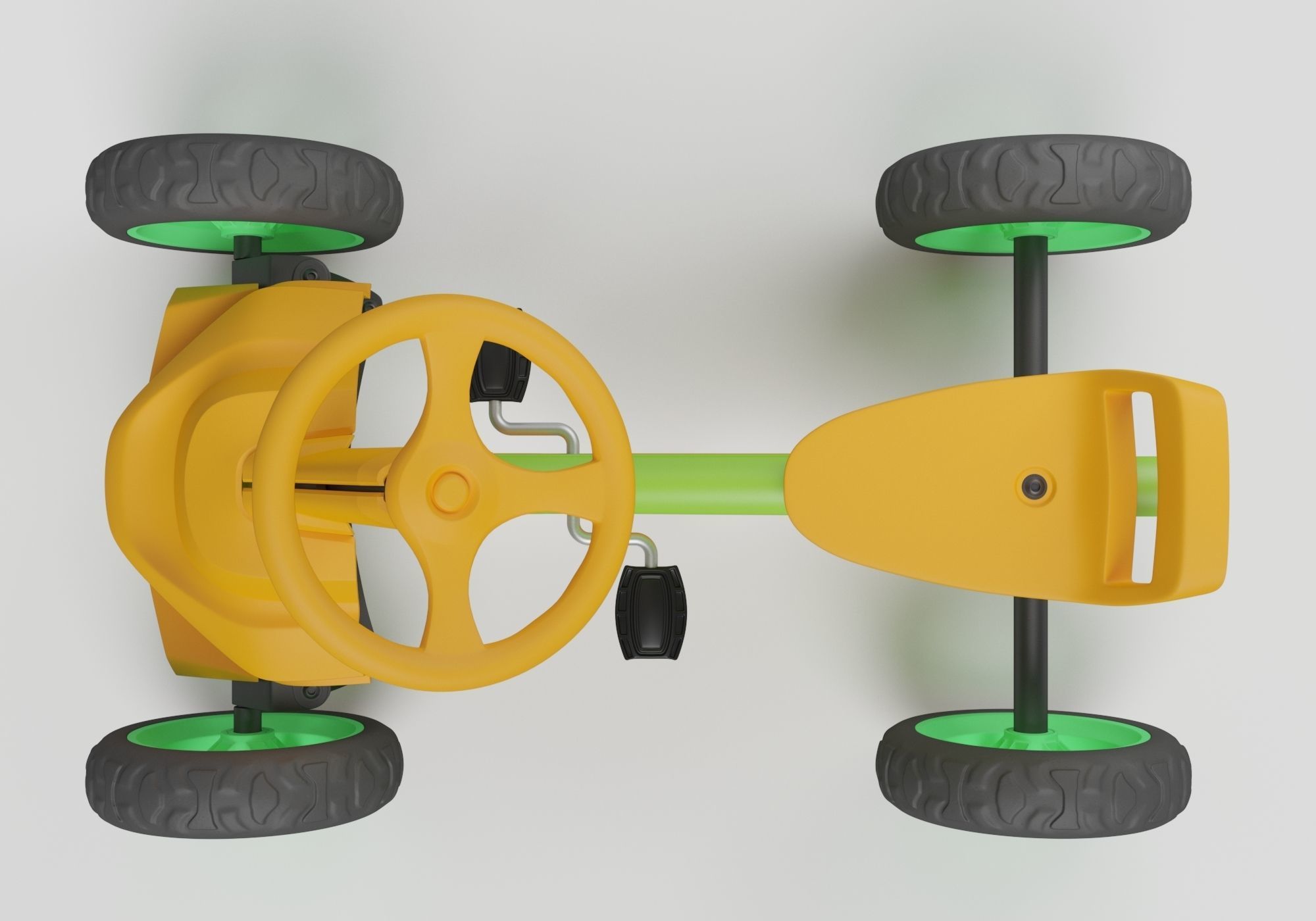 pedal kart design 3D model_6