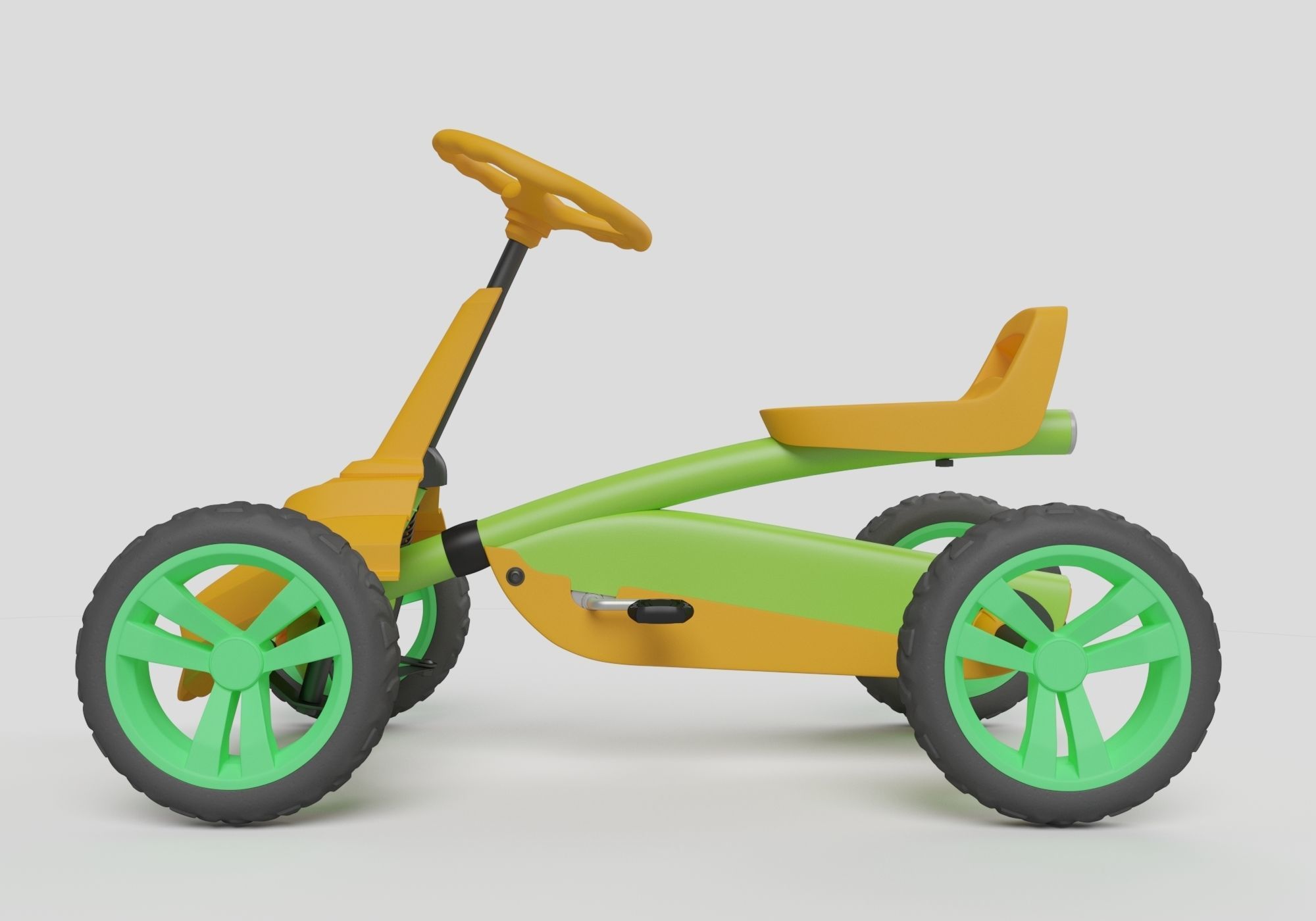 pedal kart design 3D model_5