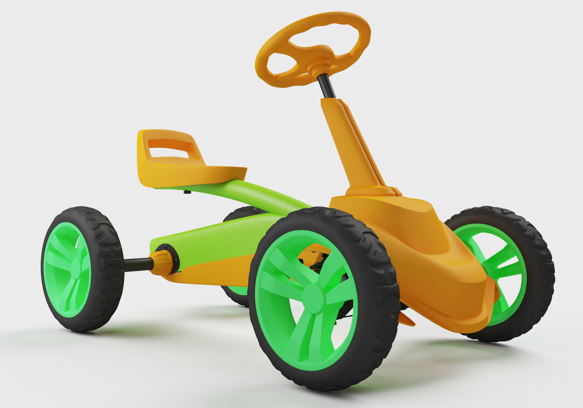 pedal kart design 3D model_4