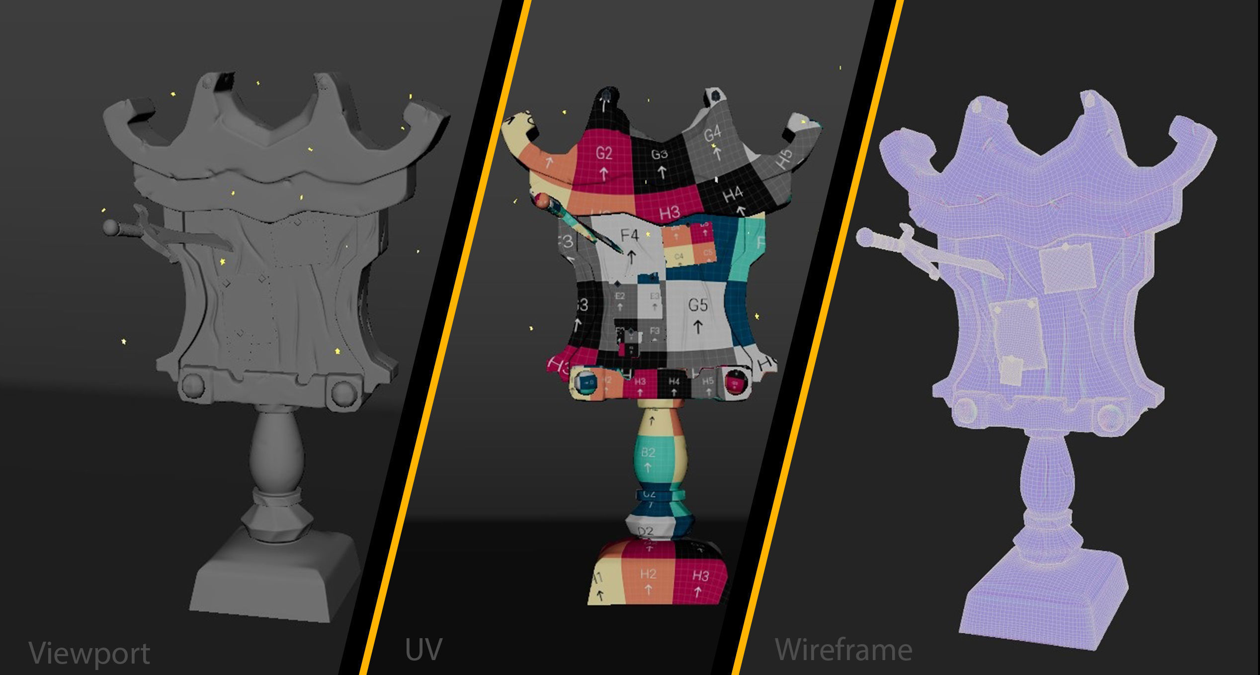 Ancient Trails Orienteering Relic Orienteering board 3D model_5