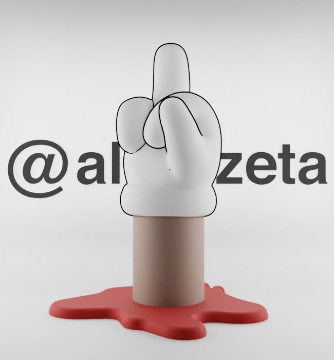 Kaws Fuck Fake Friends BFF x Companion Textured Low-poly 3D model_30