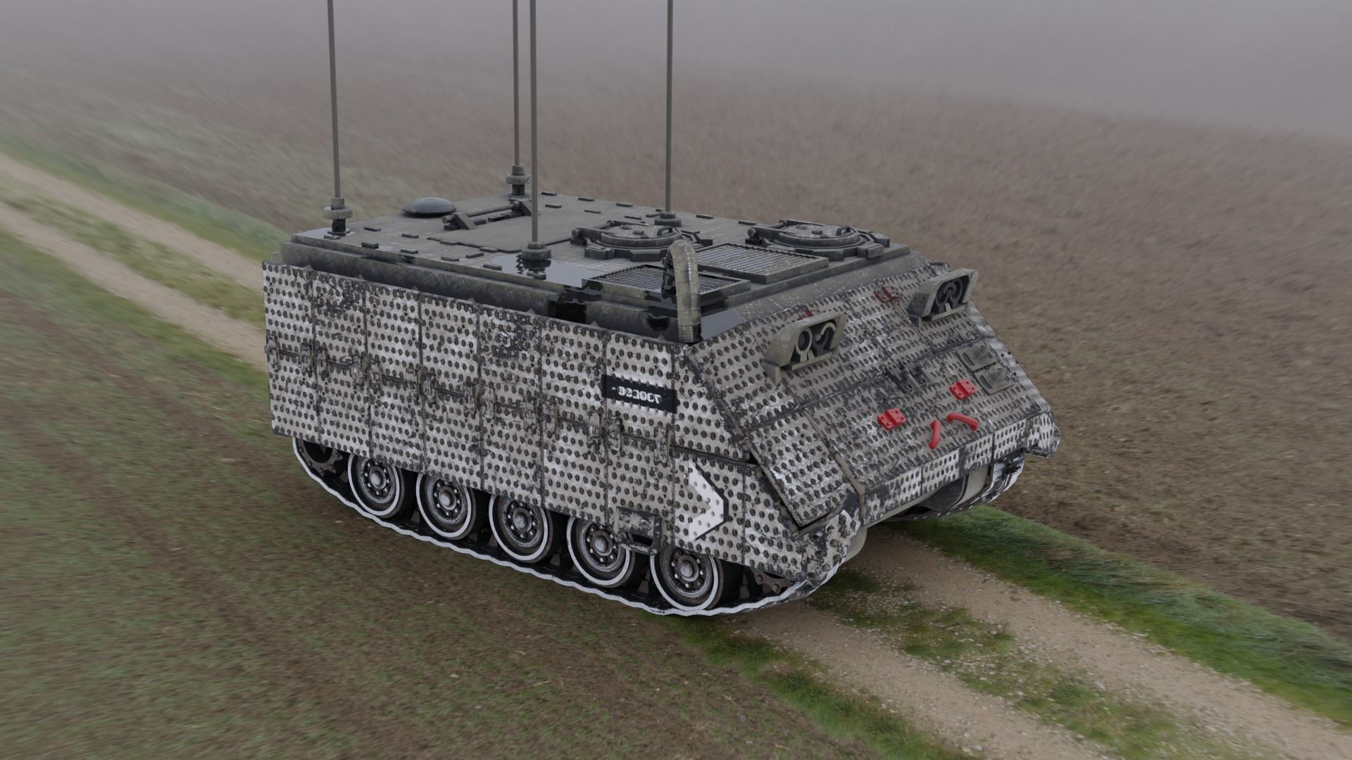 M113 Zelda IDF edition 3D print model_1