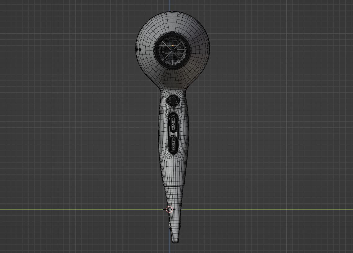 Hair Dryer Phillips 2100w 3D model_7