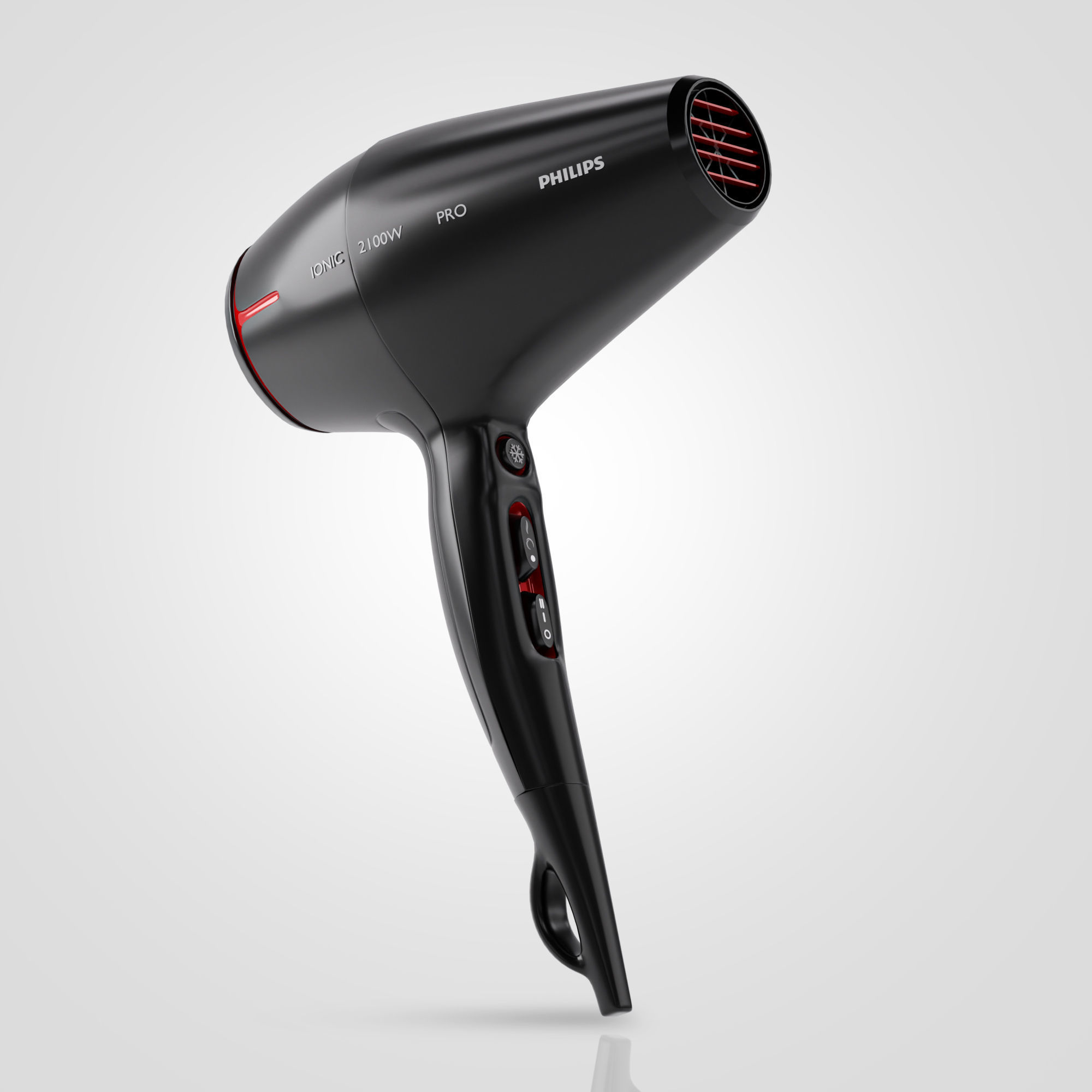 Hair Dryer Phillips 2100w 3D model_3