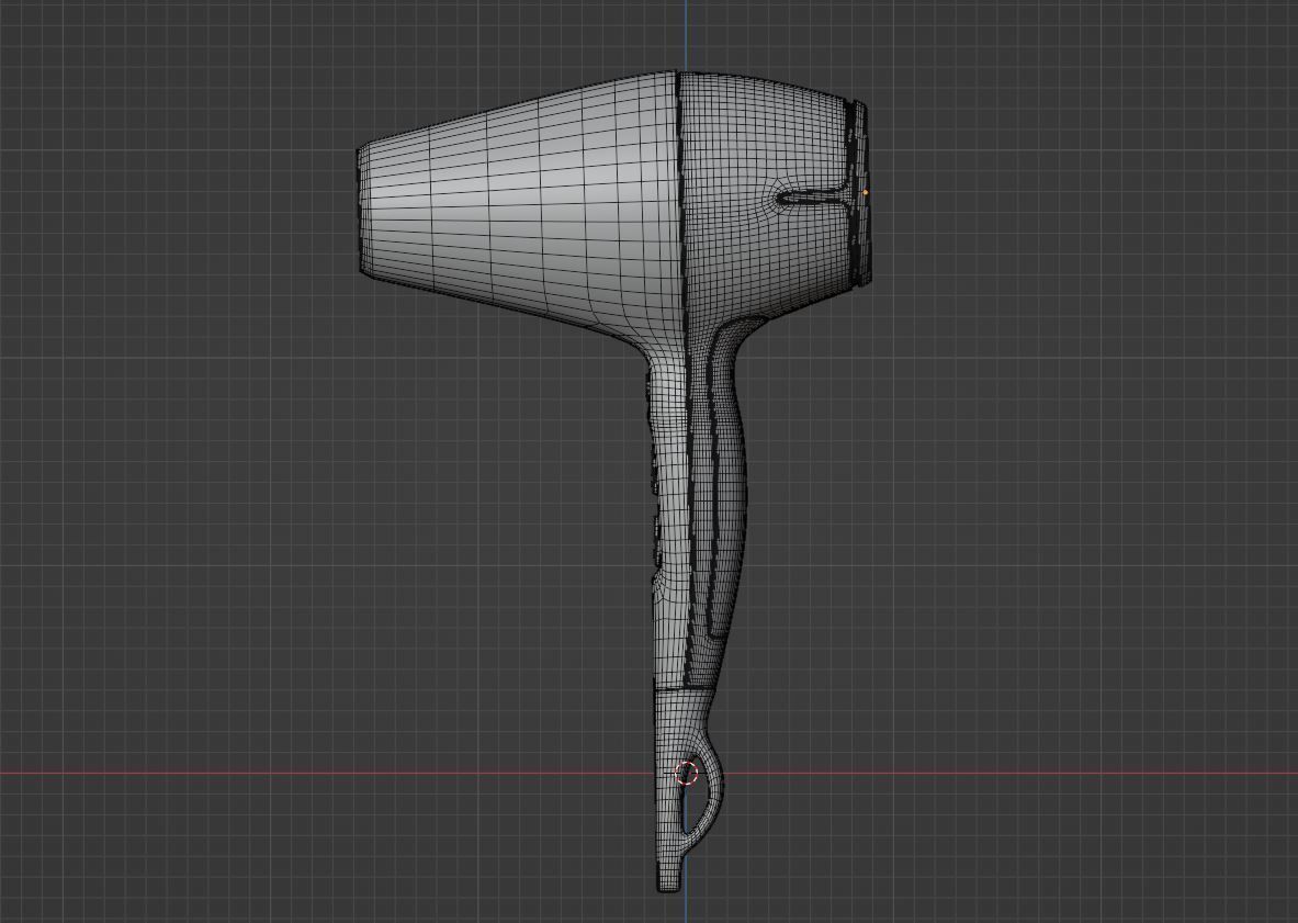 Hair Dryer Phillips 2100w 3D model_6