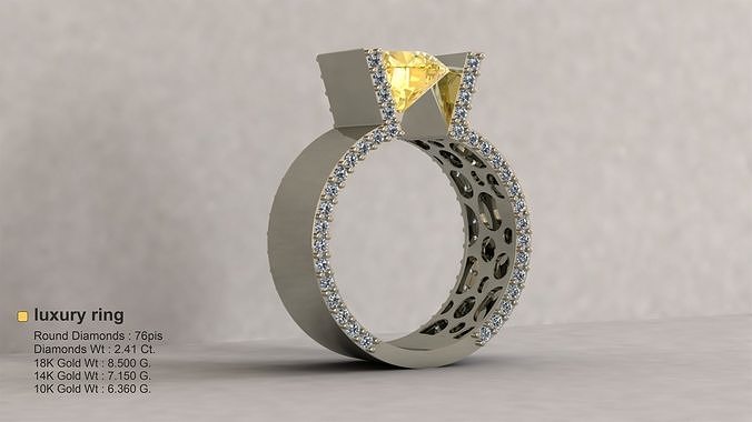 luxury ring 3D print model