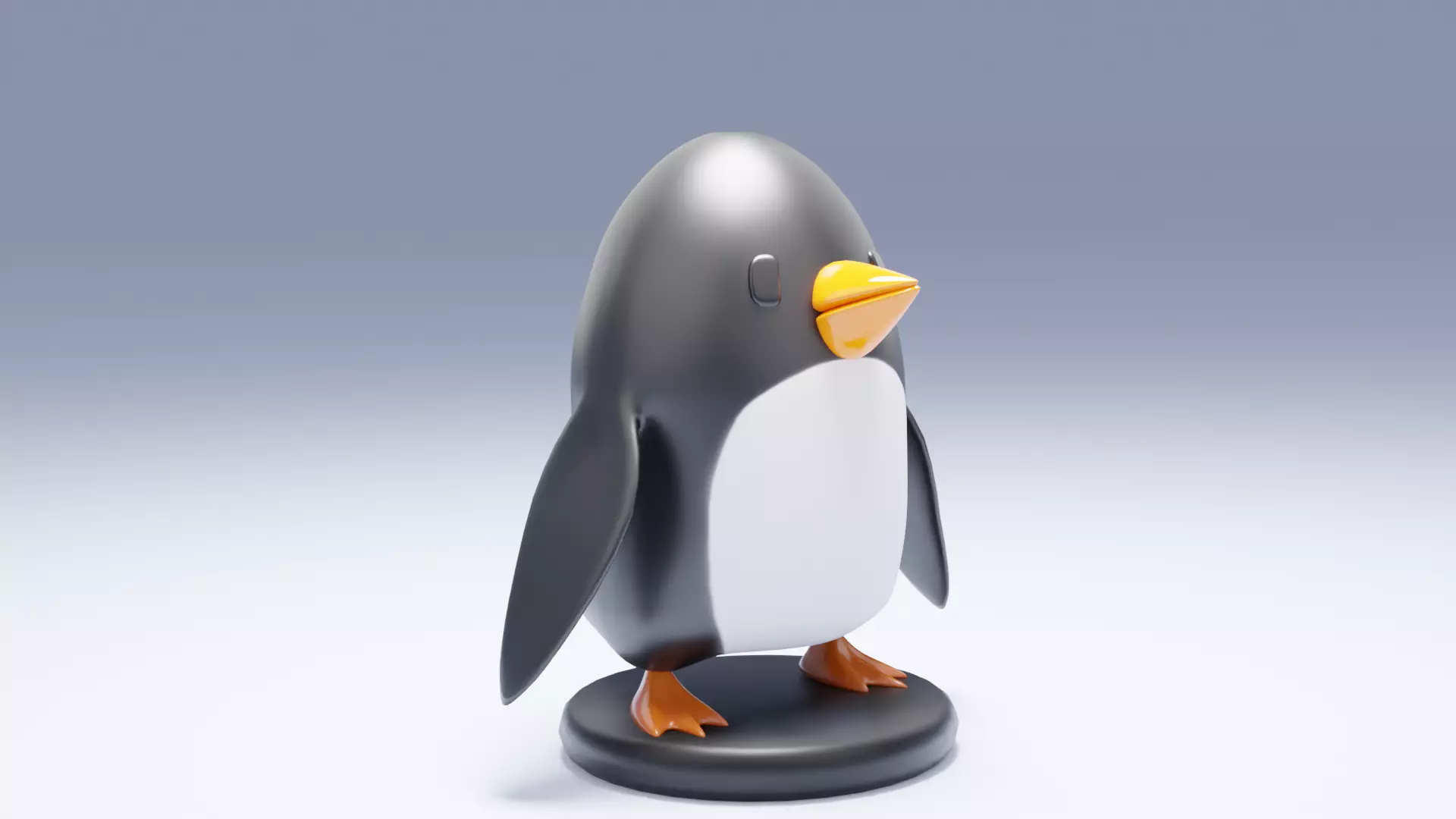 Penguin - printeable model 3D model_0