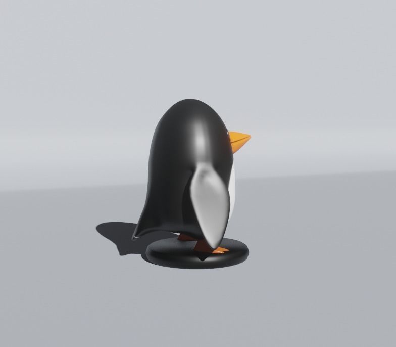 Penguin - printeable model 3D model_3