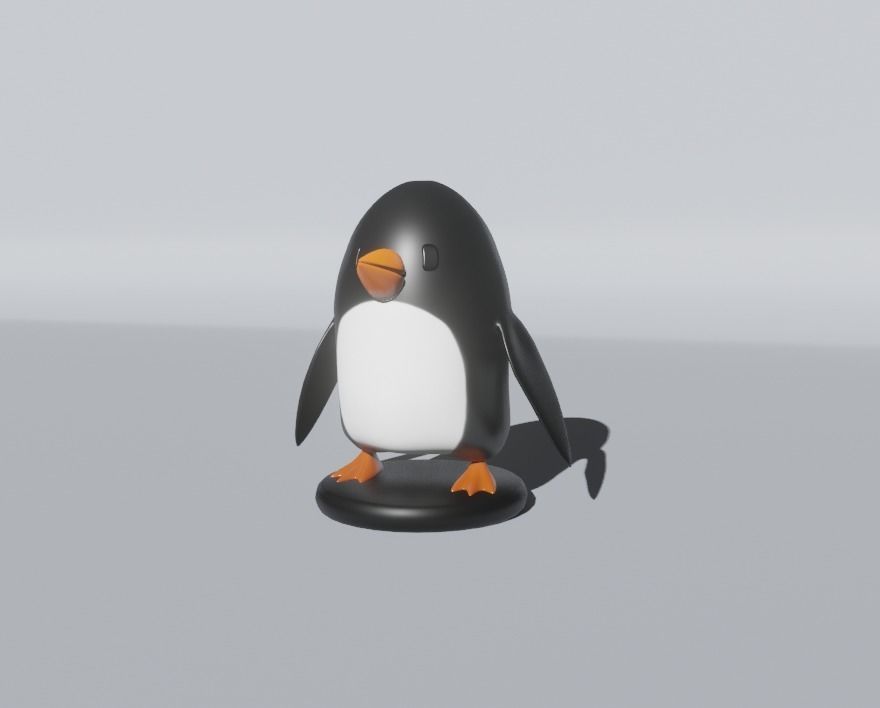Penguin - printeable model 3D model_1