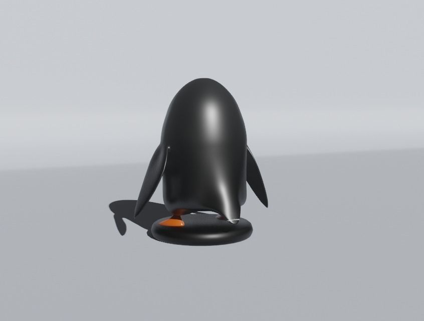 Penguin - printeable model 3D model_2