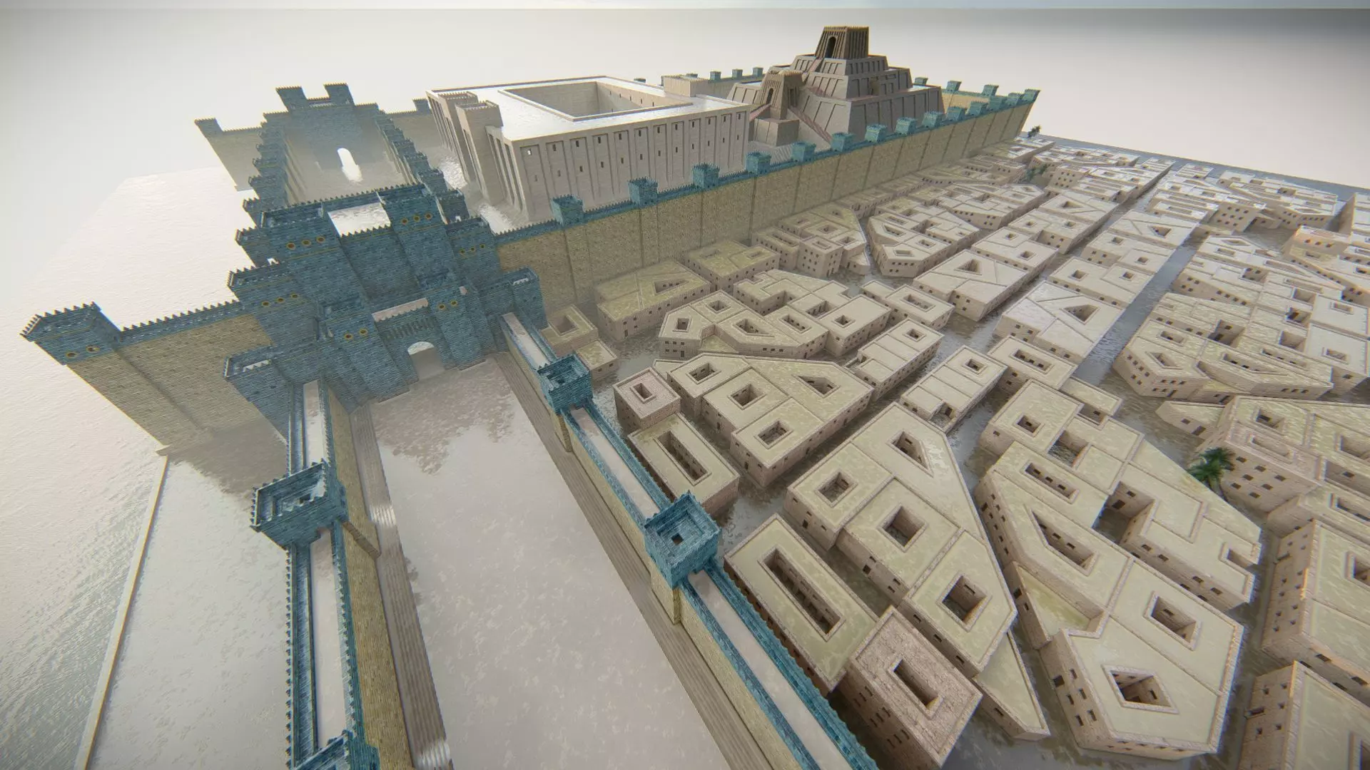 Fortress of Babylon 3D model_0