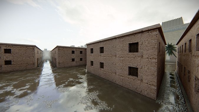 Fortress of Babylon 3D model 7