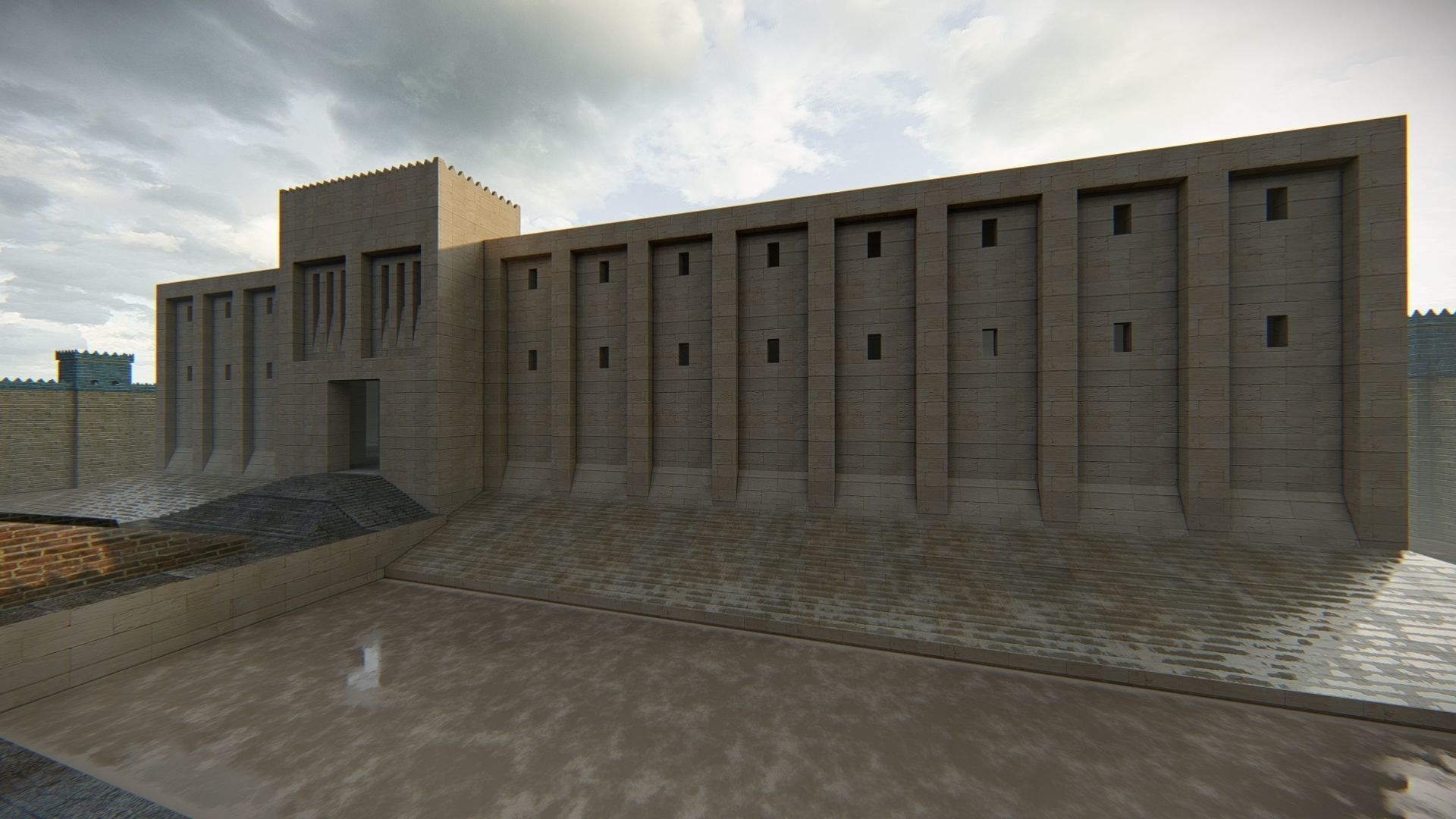 Fortress of Babylon 3D model_3