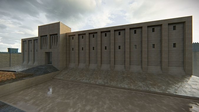 Fortress of Babylon 3D model 4