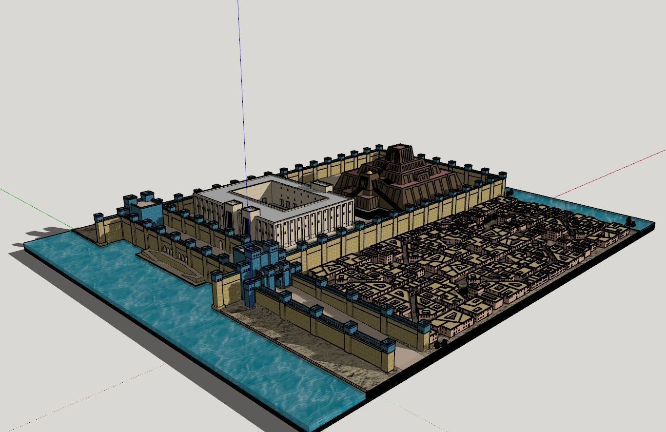 Fortress of Babylon 3D model_16