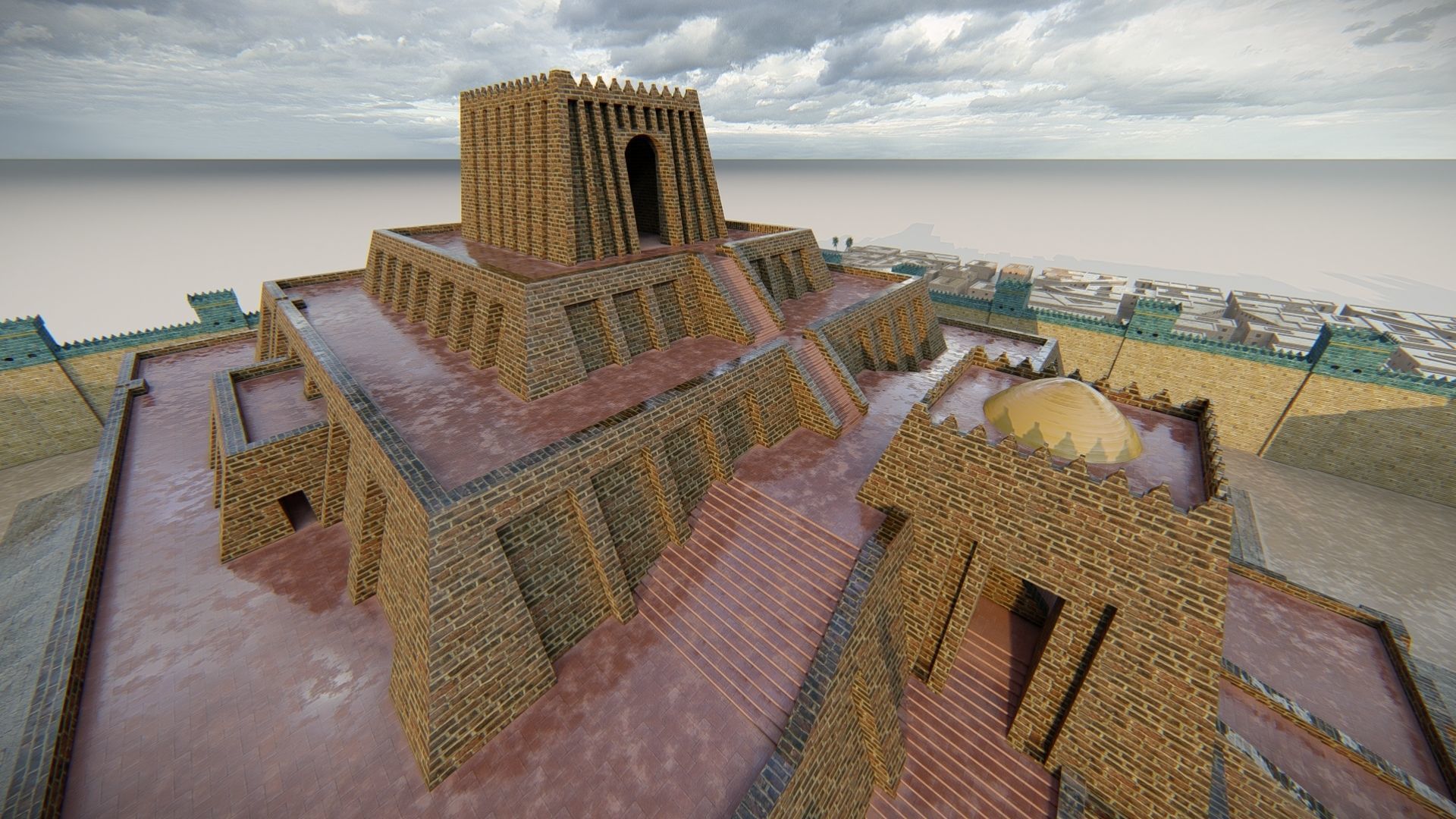 Fortress of Babylon 3D model_11