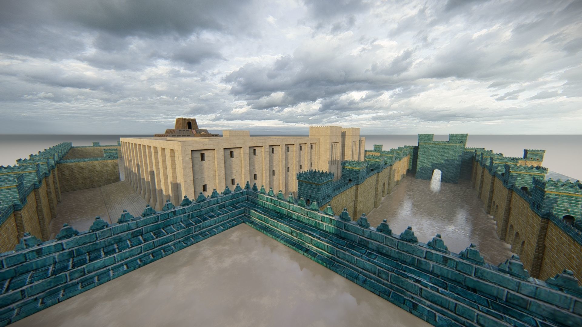 Fortress of Babylon 3D model_13