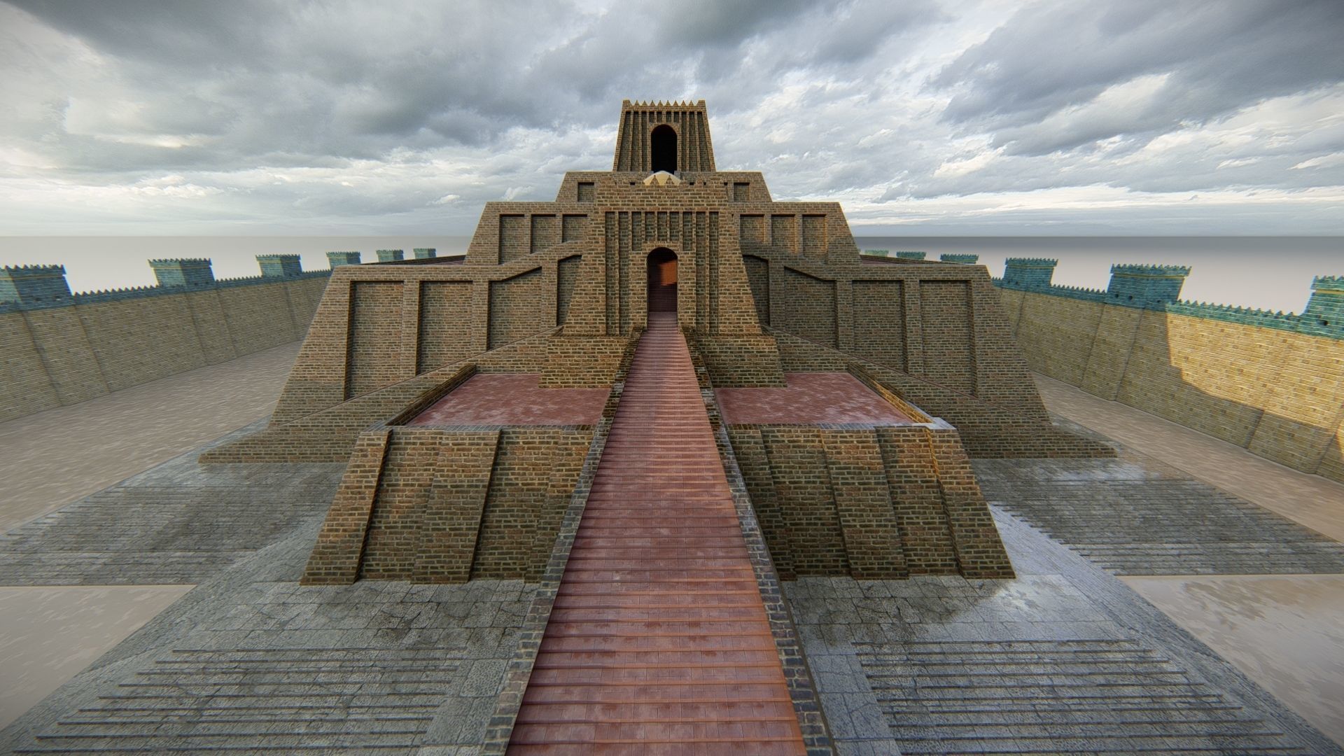 Fortress of Babylon 3D model_10