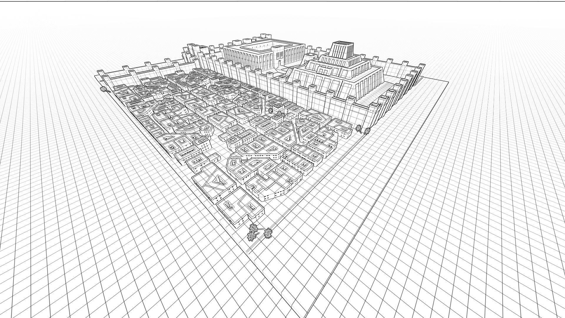 Fortress of Babylon 3D model_18